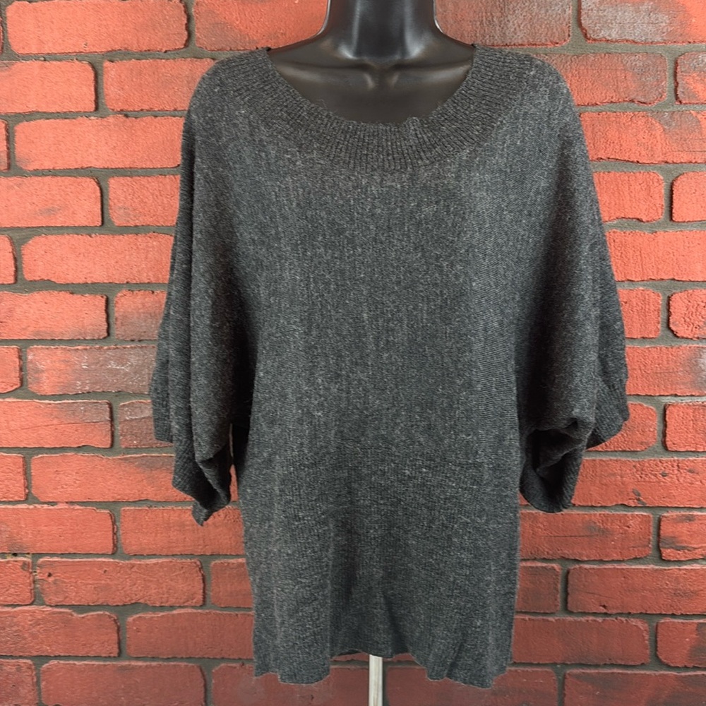 Flair Sweater‎ Womans Large Grey Wool